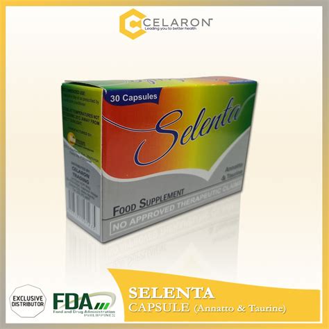 Selenta capsule food supplement  Folic acid and vitamin D, possibly iron